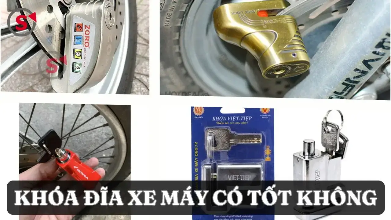 tổng hợp các loại khóa đĩa xe máy tốt nhất
