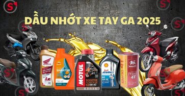 các loại dầu nhớt xe tay ga tốt nhất