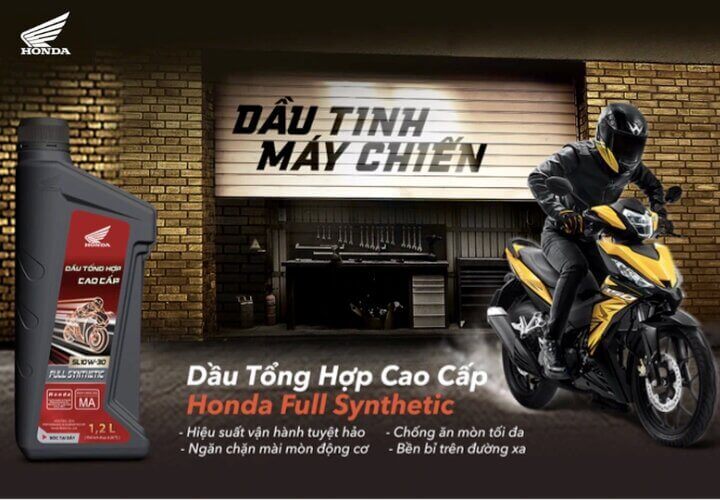 nhớt tổng hợp chính hãng Honda