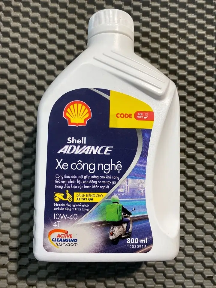 shell advance scooter xe công nghệ
