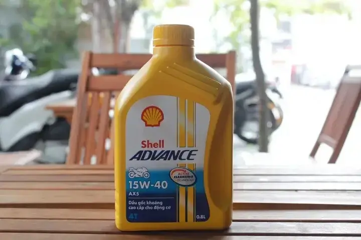 nhớt shell vàng