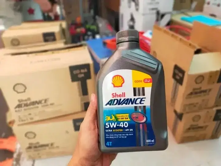 nhớt shell advance ultra cao cấp cho xe tay ga