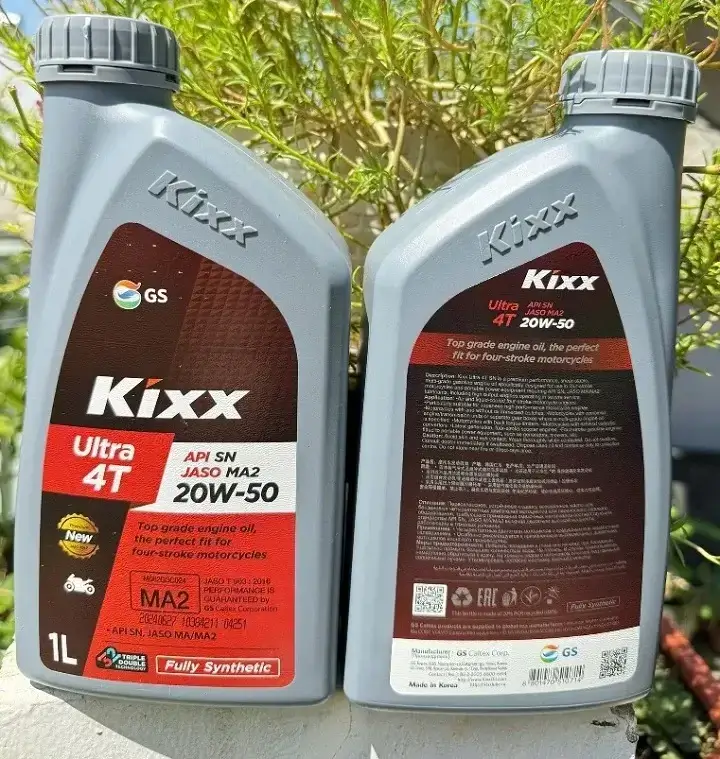nhớt tổng hợp xe số kixx ulttra 4T 20w50 sn