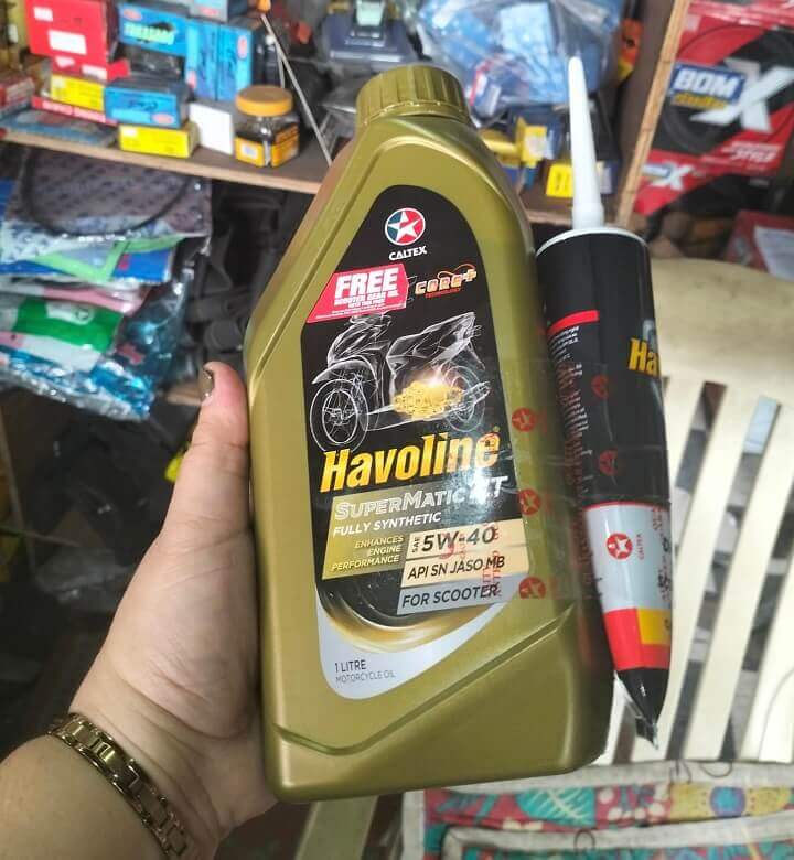 Caltex Havoline Fully Synthetic Scooter 5w40 nhớt xe tay ga cao cấp