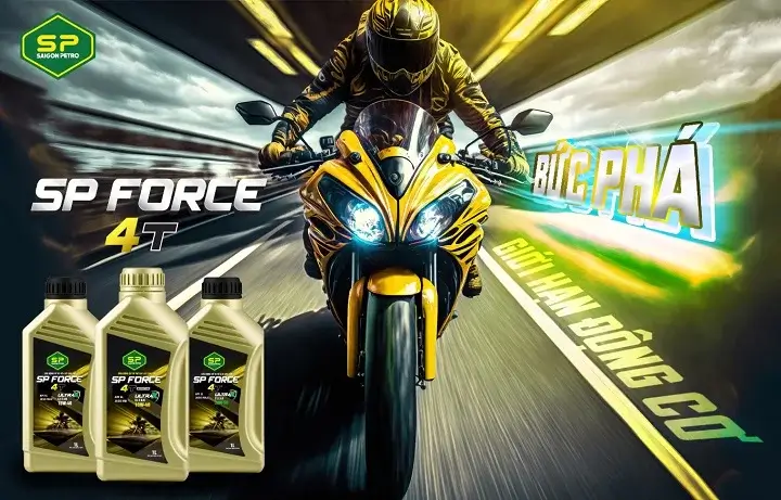 Dầu nhớt xe số Saigon Petro SP Force 4T