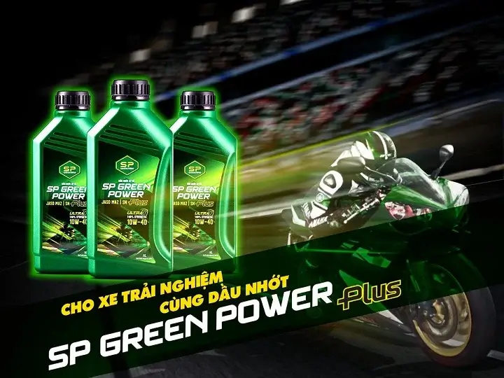 Dầu nhớt Xe công nghệ SP Green Power Plus dành cho xe số